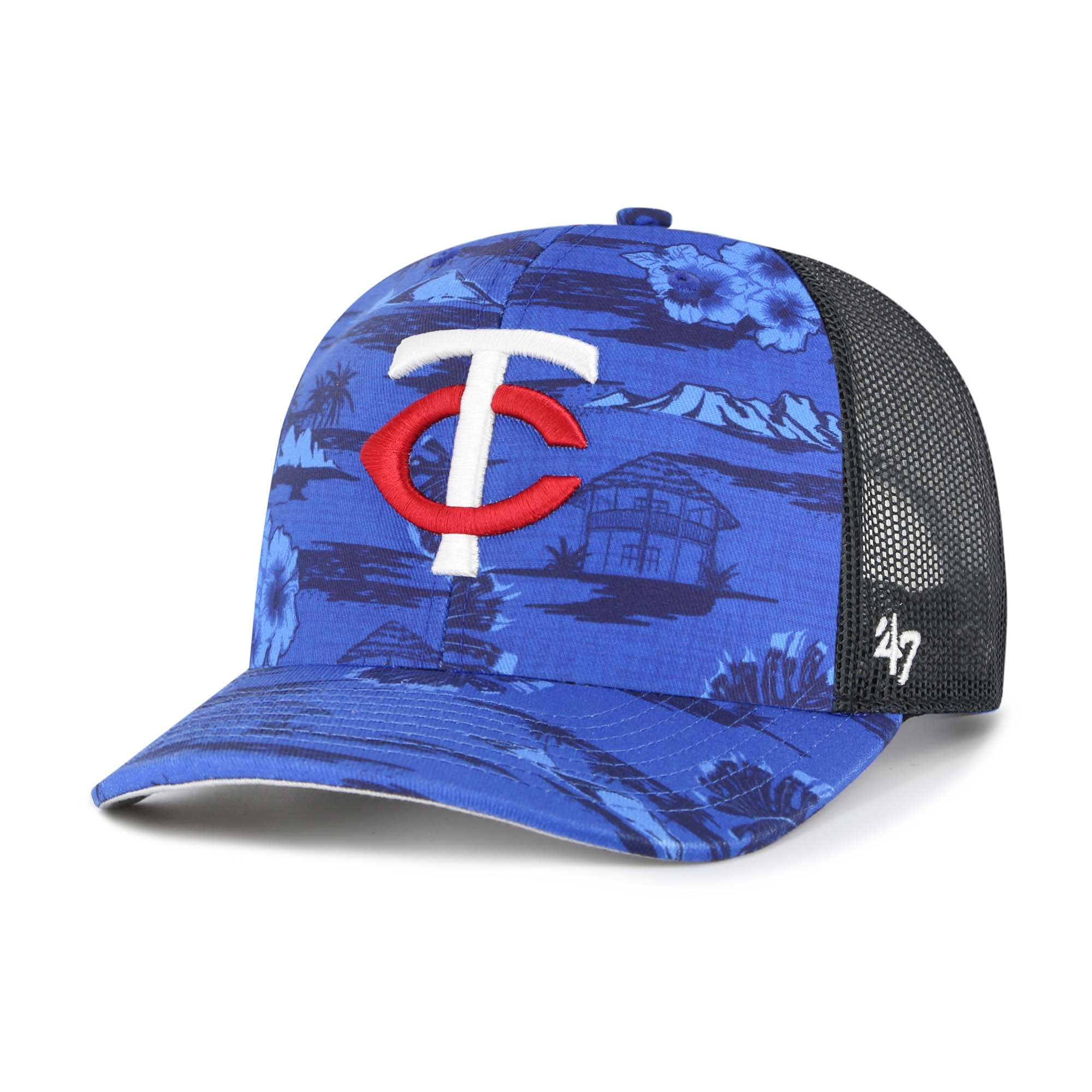 Minnesota Twins Jerseys Shop - mens minnesota twins 47 blue fiji trucker adjustable hat Collection | Twins Fan Essentials