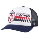 Minnesota Twins Jerseys Shop - mens minnesota twins 47 whitenavy 2024 spring training foam trucker adjustable hat Collection | Twins Fan Essentials