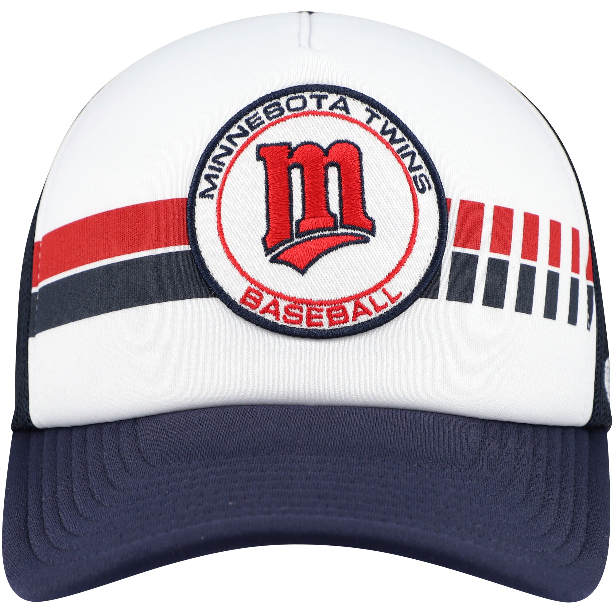 Minnesota Twins Jerseys Shop - mens minnesota twins 47 whitenavy cooperstown collection wax pack express trucker adjustable hat Collection | Twins Fan Essentials