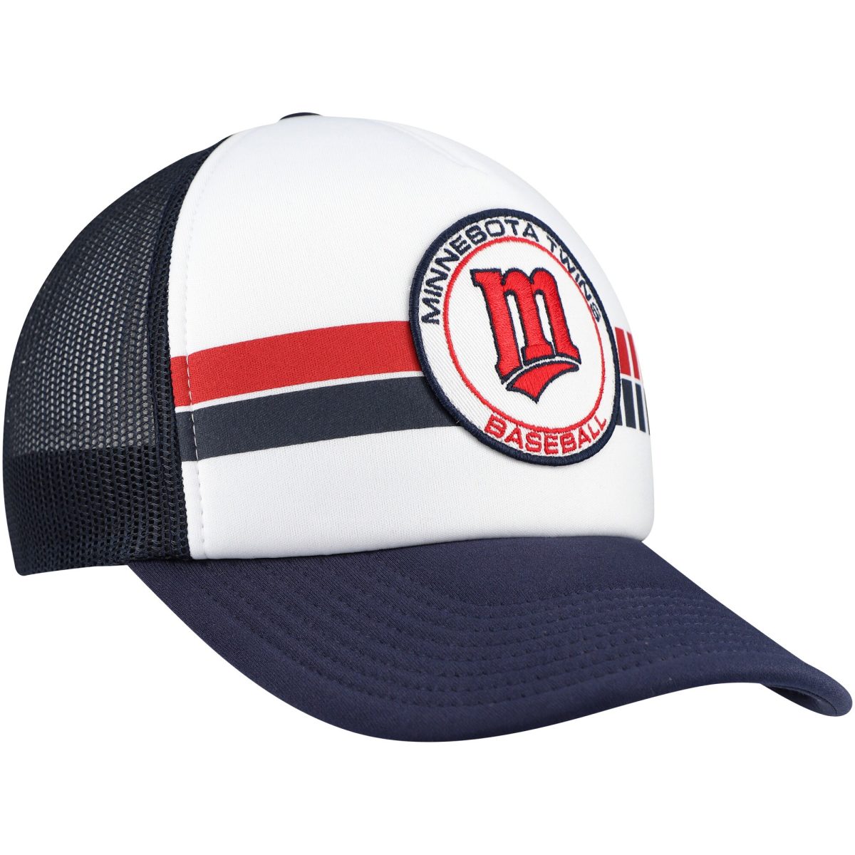 Minnesota Twins Jerseys Shop - mens minnesota twins 47 whitenavy cooperstown collection wax pack express trucker adjustable hat Collection | Twins Fan Essentials