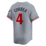 Minnesota Twins Jerseys Shop - mens minnesota twins carlos correa nike gray road limited player jersey Collection | Twins Fan Essentials