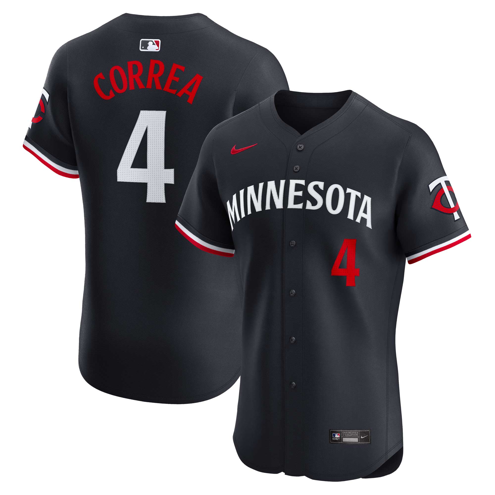 Minnesota Twins Jerseys Shop - mens minnesota twins carlos correa nike navy alternate elite player jersey Collection | Twins Fan Essentials