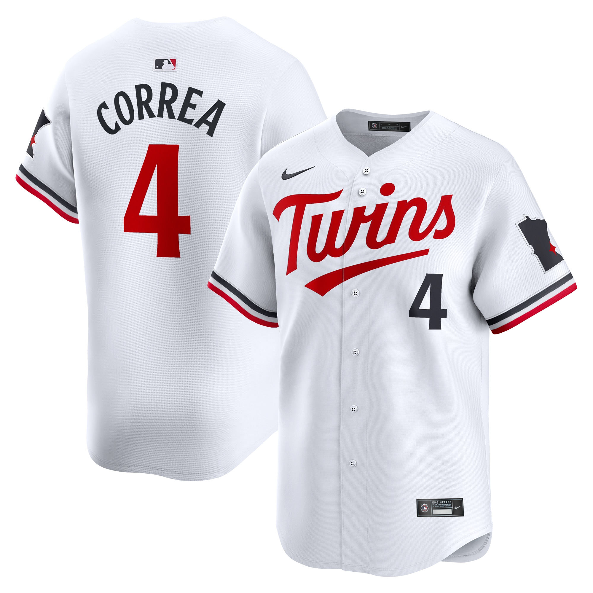 Minnesota Twins Jerseys Shop - mens minnesota twins carlos correa nike white home limited player jersey Collection | Twins Fan Essentials