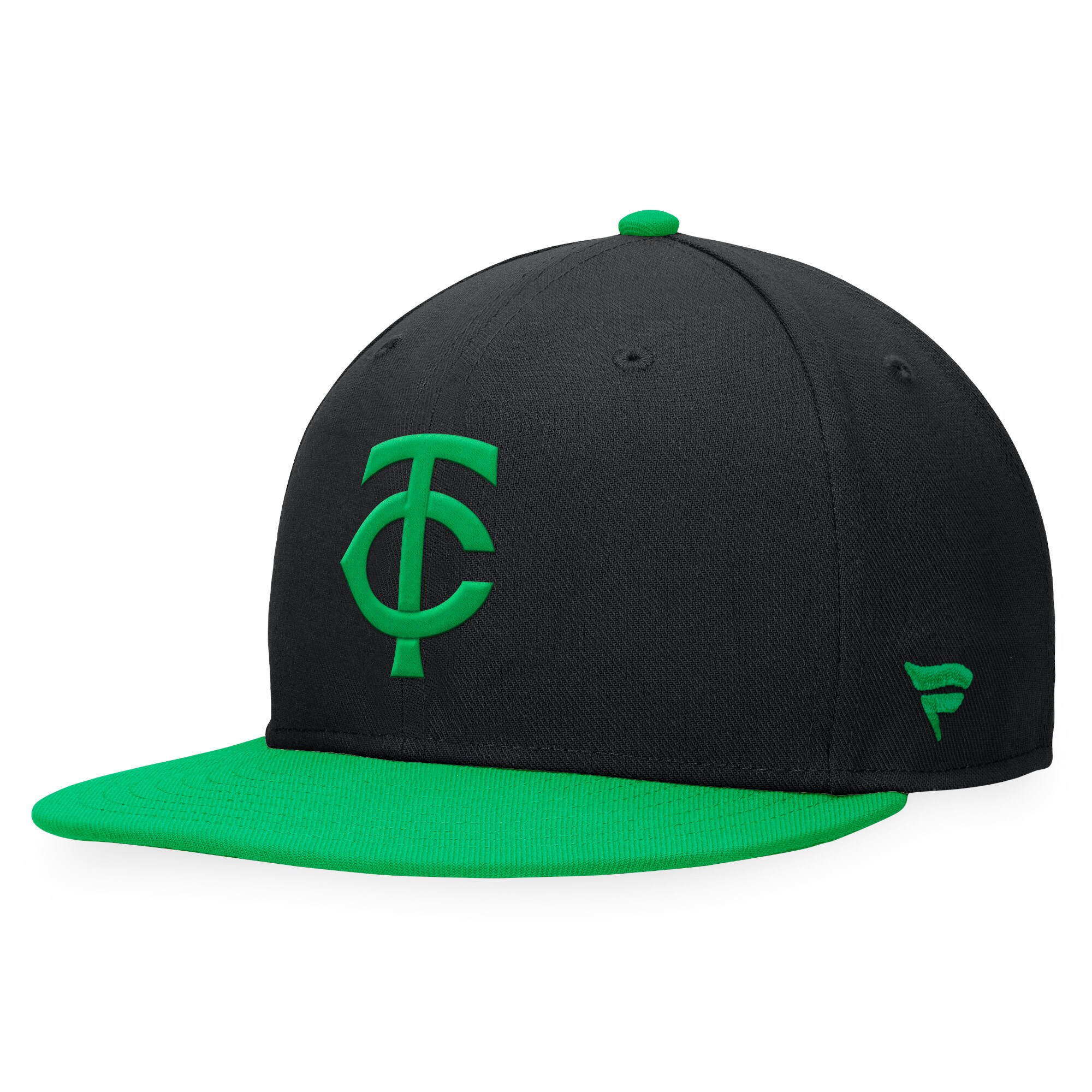 Minnesota Twins Jerseys Shop - mens minnesota twins fanatics blackkelly green lucky snapback hat Collection | Twins Fan Essentials