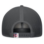Minnesota Twins Jerseys Shop - mens minnesota twins fanatics graygraphite a-frame trucker adjustable hat Collection | Twins Fan Essentials