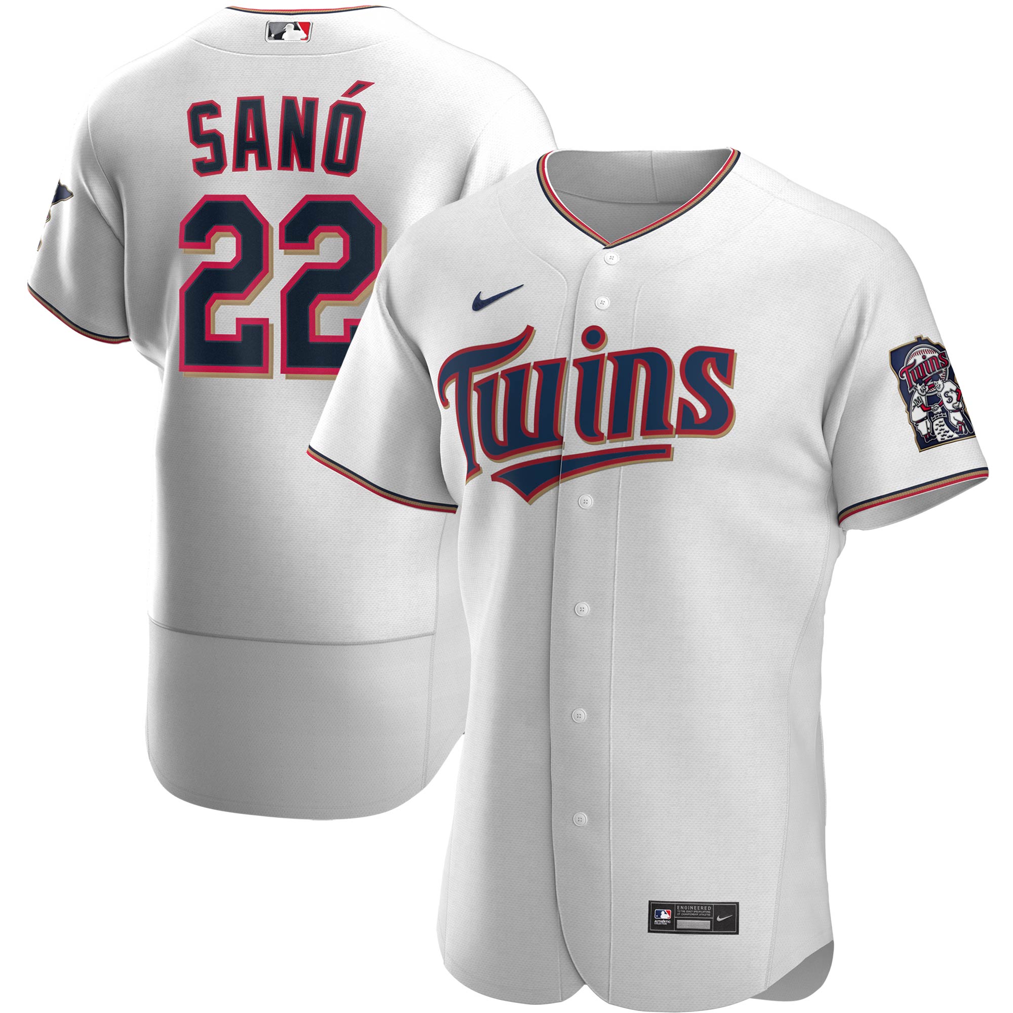 Minnesota Twins Jerseys Shop - mens minnesota twins miguel sano nike white home authentic player jersey Collection | Twins Fan Essentials