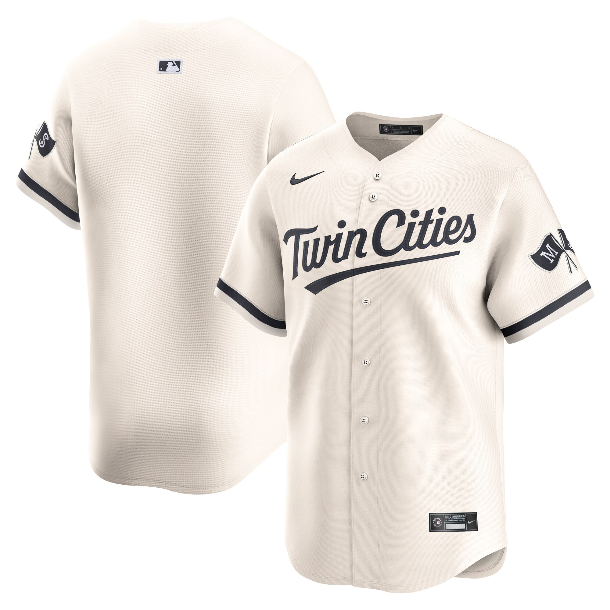 Minnesota Twins Jerseys Shop - mens minnesota twins nike cream alternate limited jersey Collection | Twins Fan Essentials