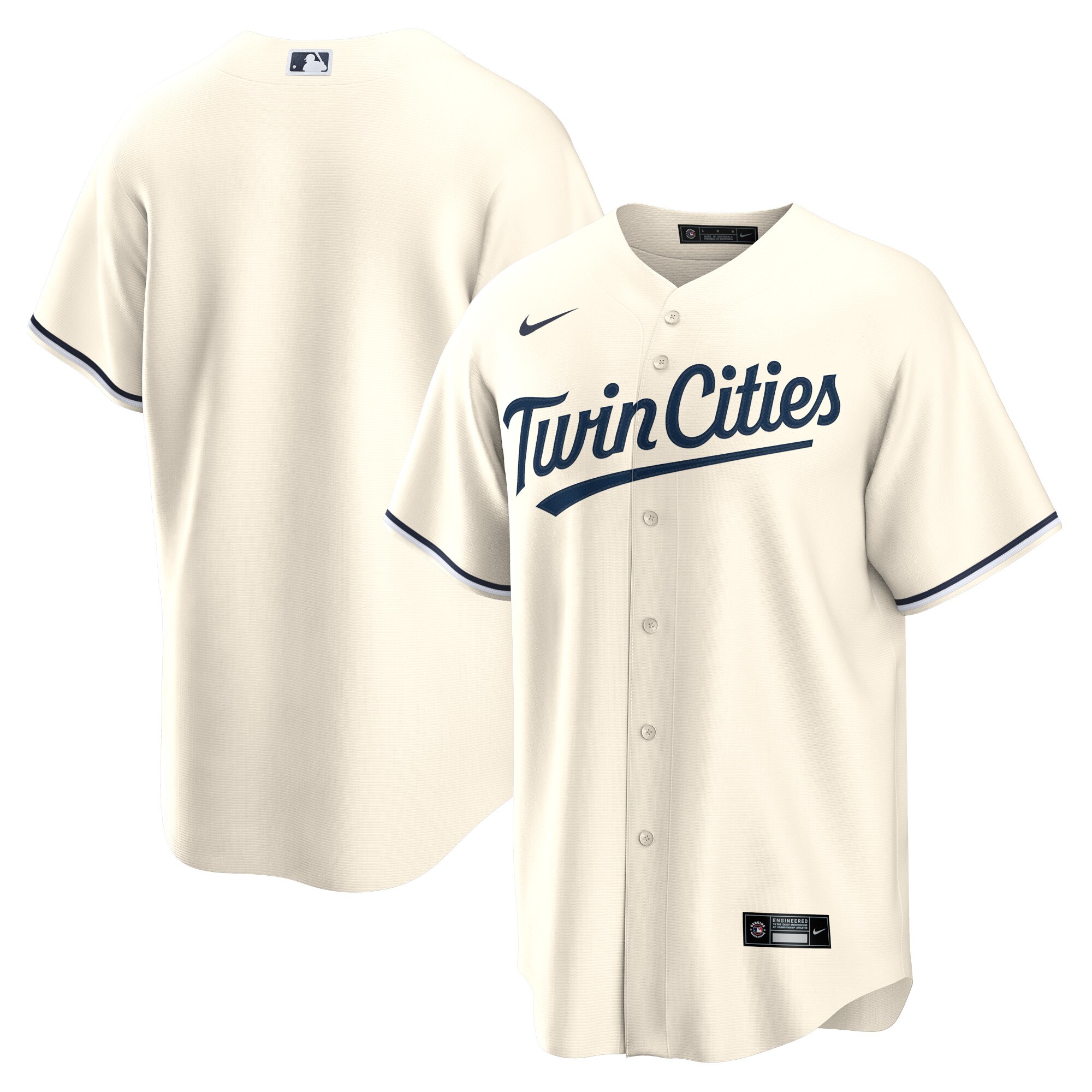 Minnesota Twins Jerseys Shop - mens minnesota twins nike cream alternate replica team jersey Collection | Twins Fan Essentials