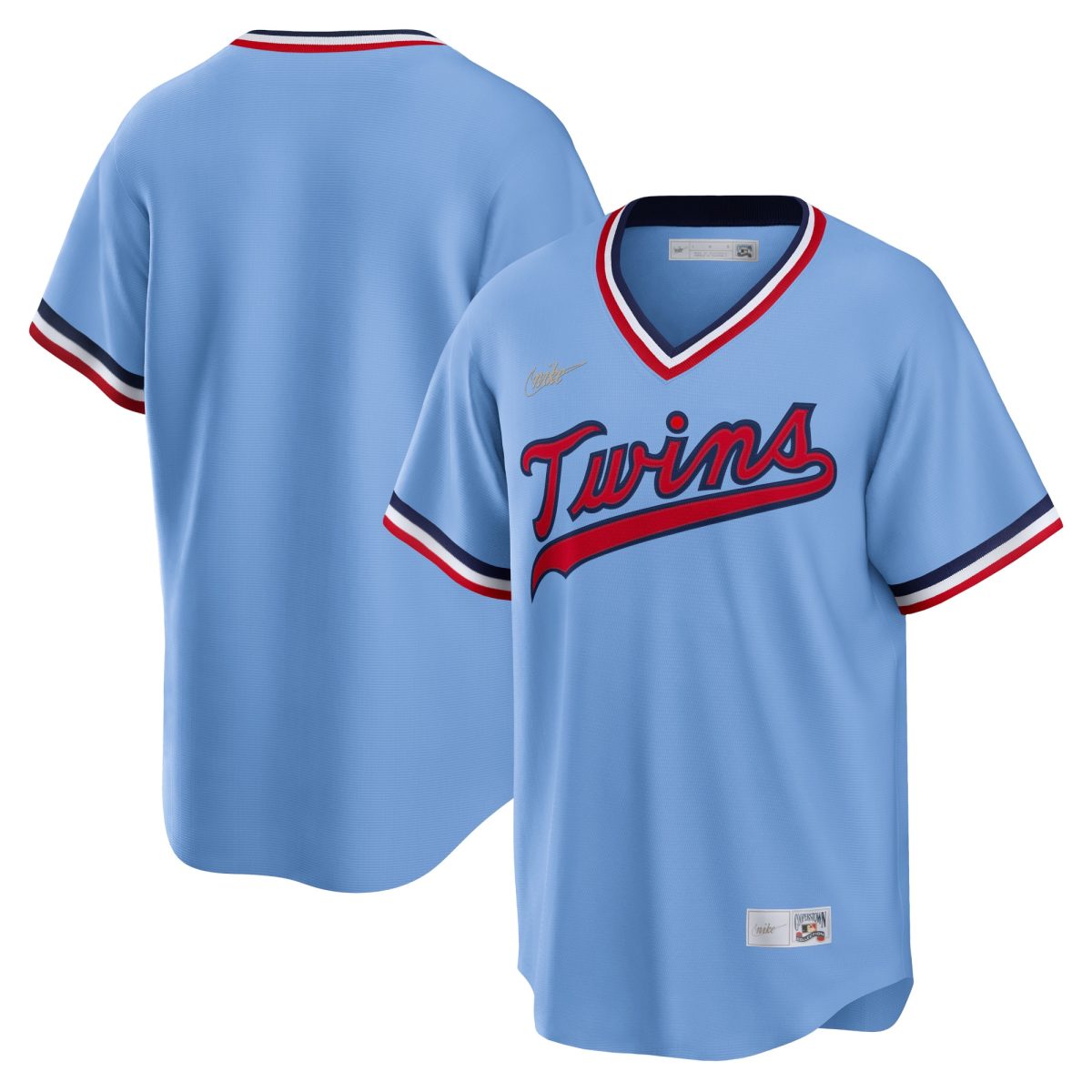 Minnesota Twins Jerseys Shop - mens minnesota twins nike light blue road cooperstown collection team jersey Collection | Twins Fan Essentials