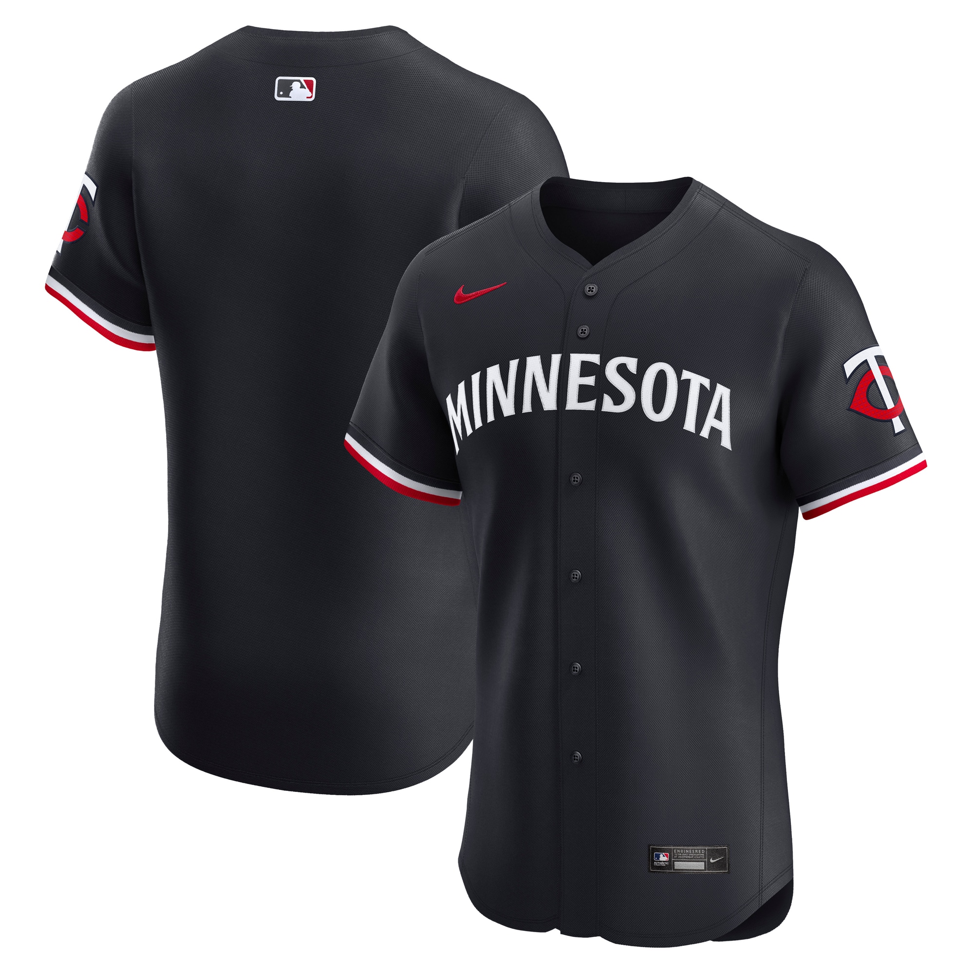 Minnesota Twins Jerseys Shop - mens minnesota twins nike navy alternate vapor premier elite patch jersey Collection | Twins Fan Essentials