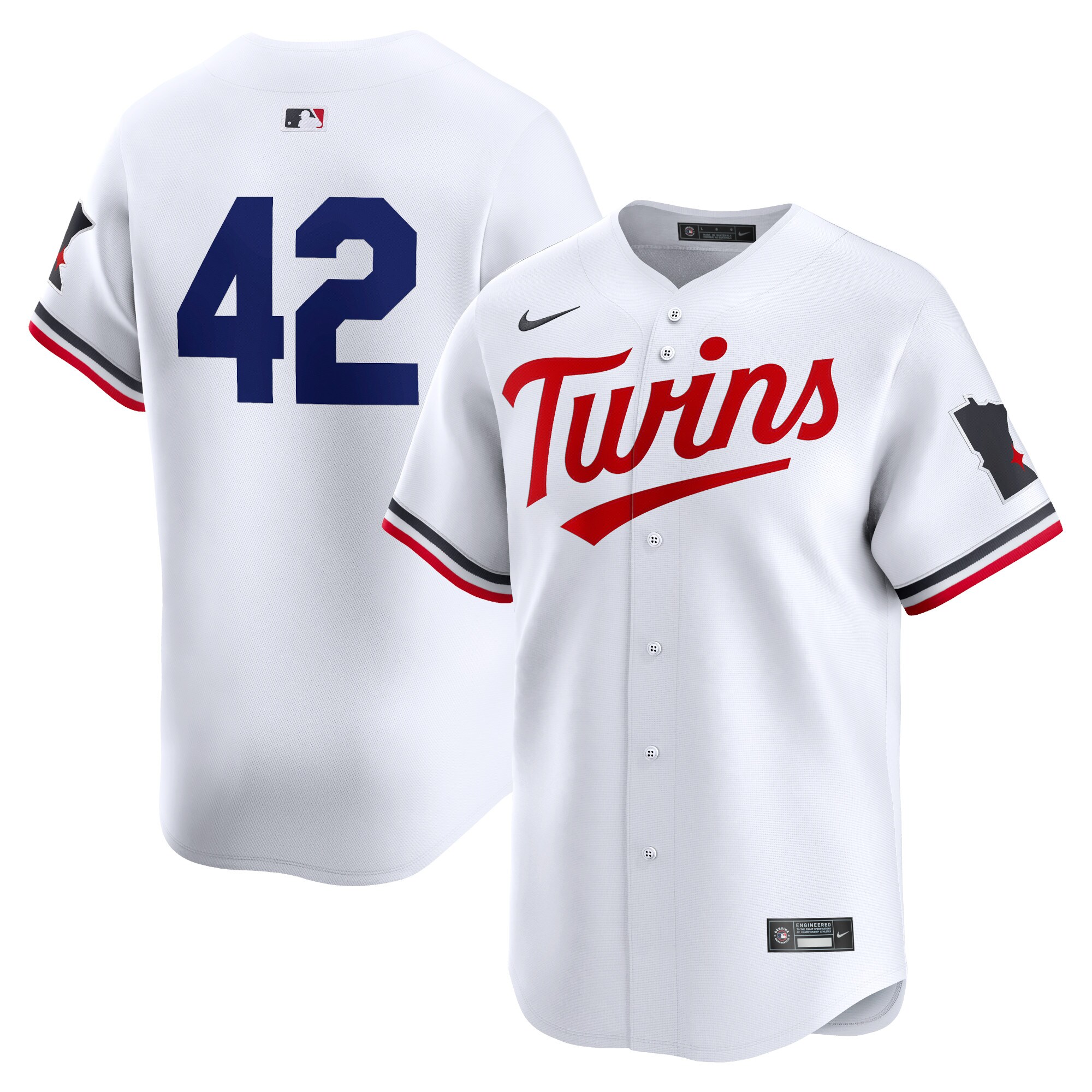 Minnesota Twins Jerseys Shop - mens minnesota twins nike white 2024 jackie robinson day home limited jersey Collection | Twins Fan Essentials
