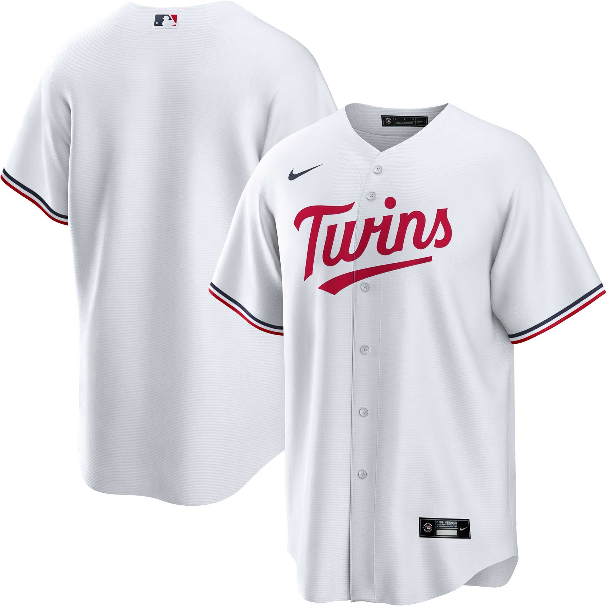 Minnesota Twins Jerseys Shop - mens minnesota twins nike white home replica team jersey Collection | Twins Fan Essentials