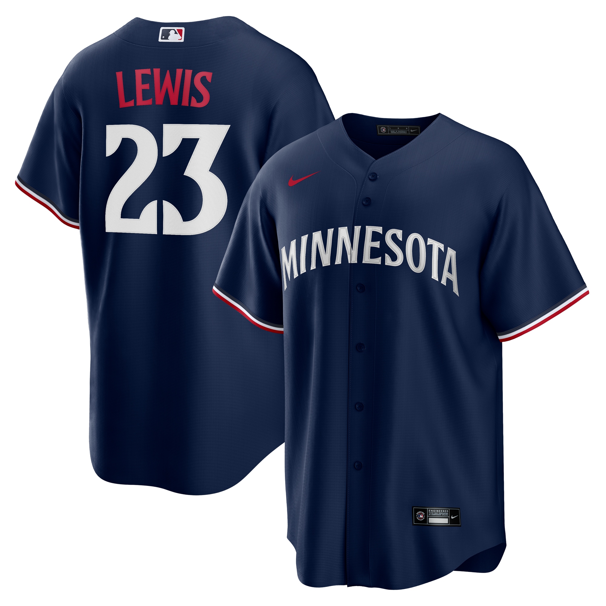 Minnesota Twins Jerseys Shop - mens minnesota twins royce lewis nike navy alternate replica jersey Collection | Twins Fan Essentials